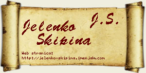 Jelenko Škipina vizit kartica